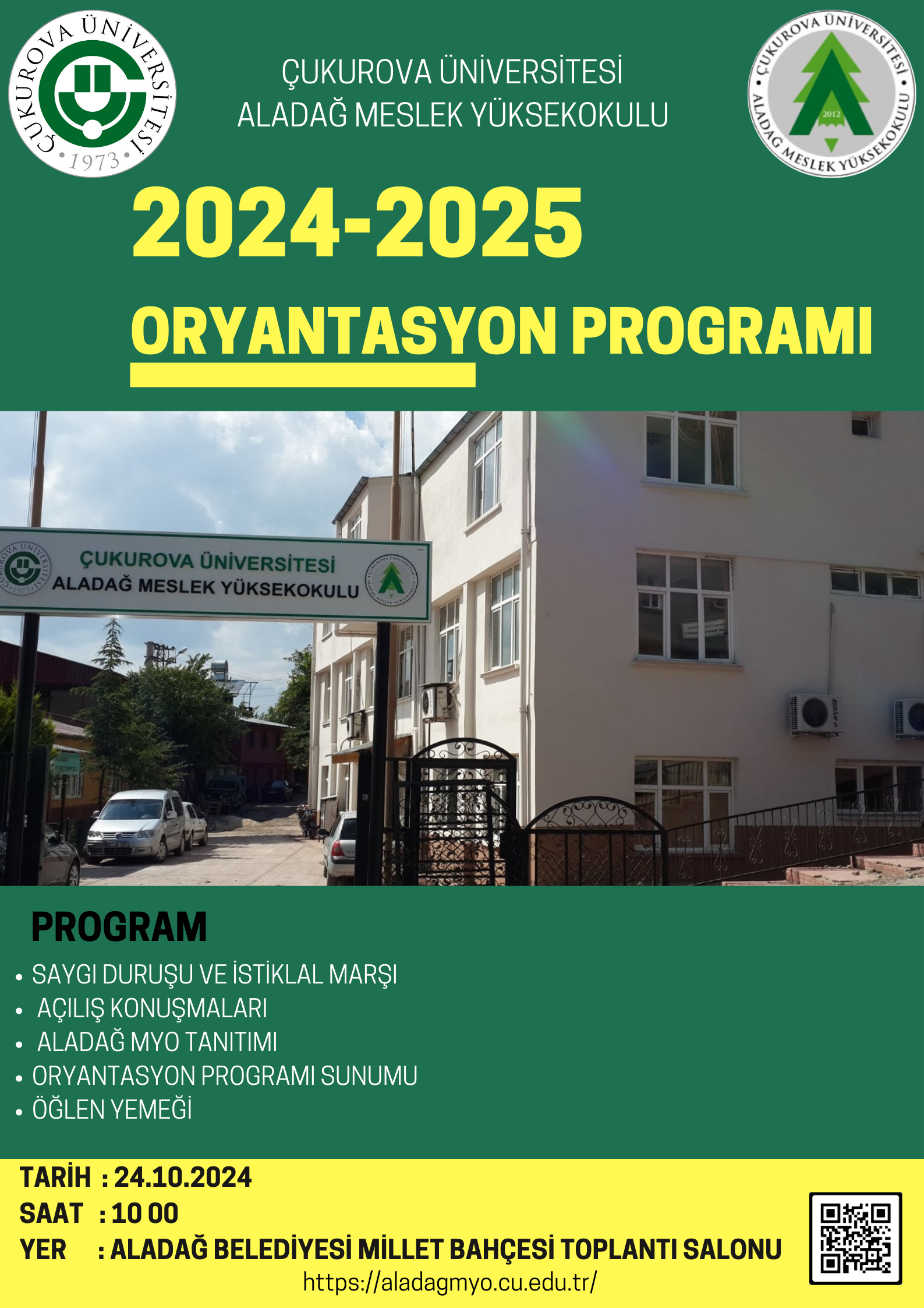 2024-2025 Akademik Yılı Oryantasyon Programı